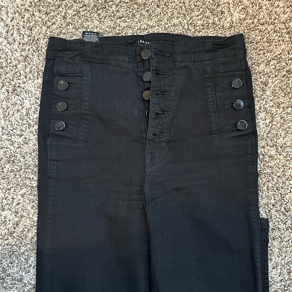 J Brand Women's High Rise Black Jeans
